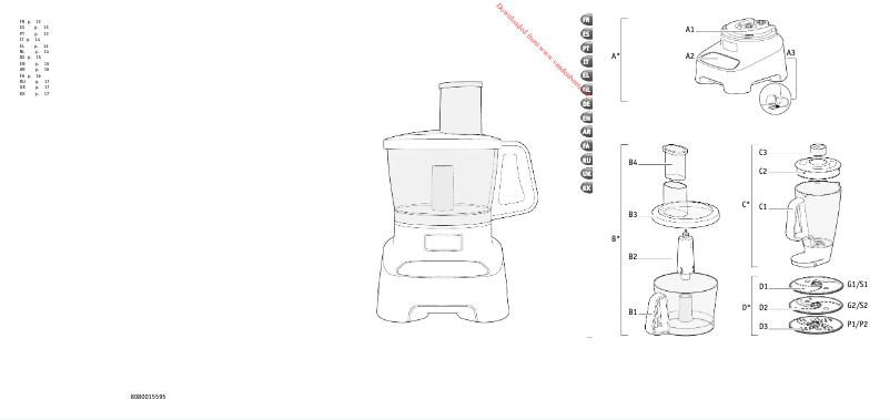 First page image of the manual for Double Force FP822110