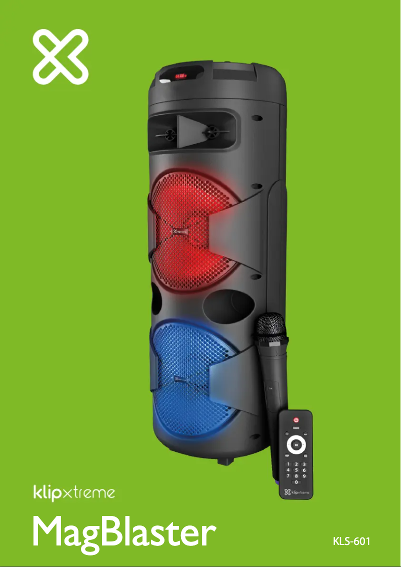 Page 1 of the manual User Manual Klip Xtreme MagBlaster KLS-601