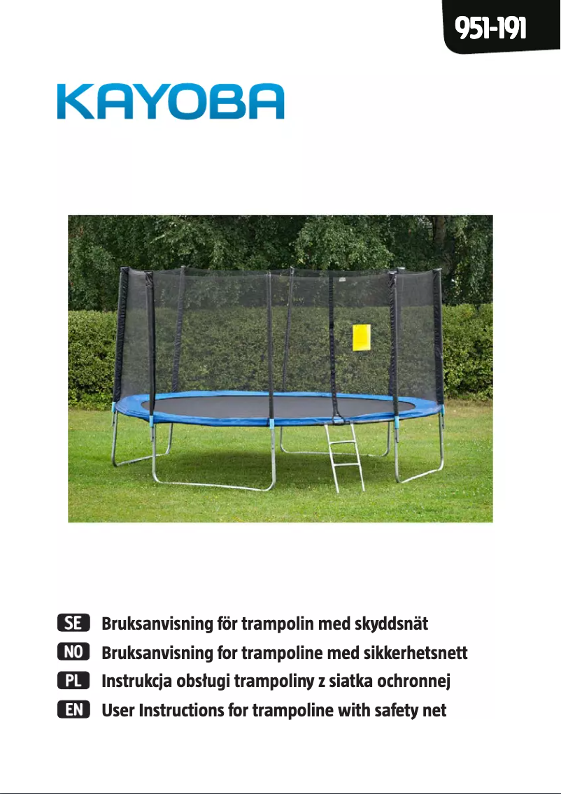 First page image of the manual for 951-191