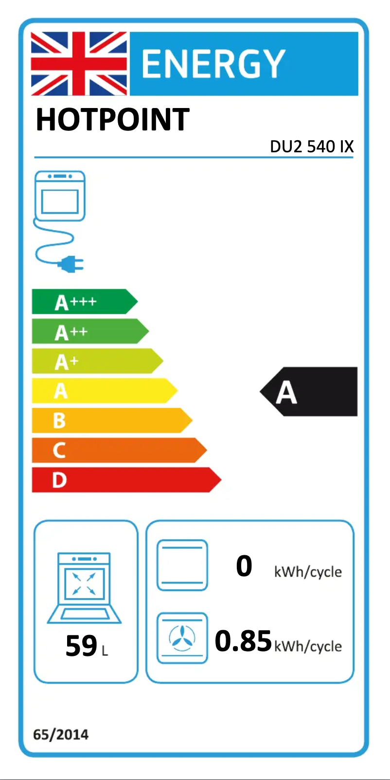 First page image of the manual for DU2 540 IX