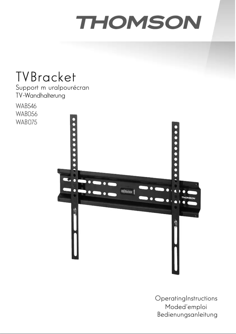 First page image of the manual for WAB056