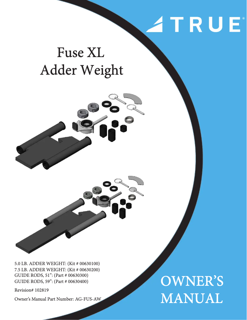 Page 1 of the manual User Manual True XL2