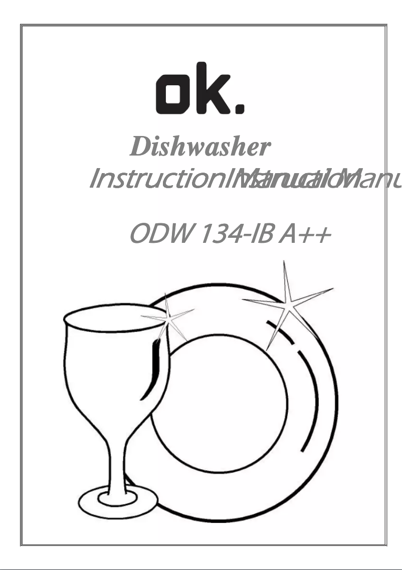 First page image of the manual for ODW 134 IB