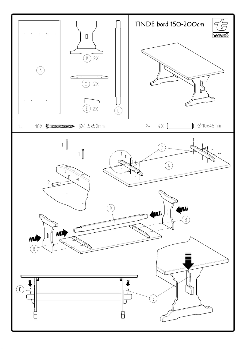 Page 1 of the manual User Manual Talgø Tinde