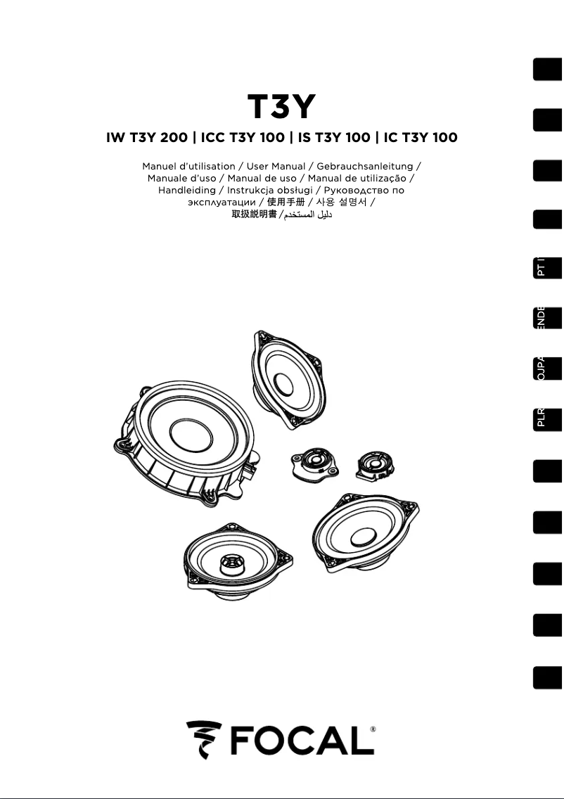 First page image of the manual for Inside IW T3Y 200