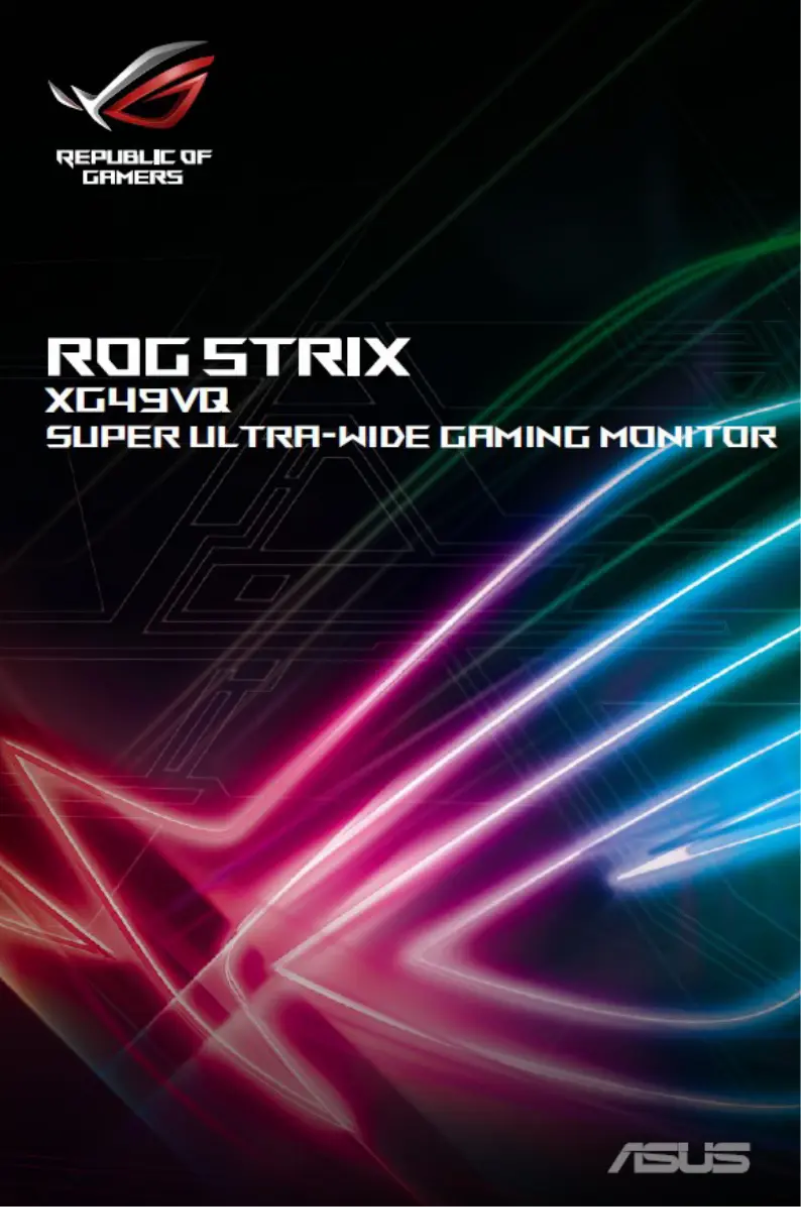 Page 1 of the manual User Manual Asus ROG Strix XG49VQ