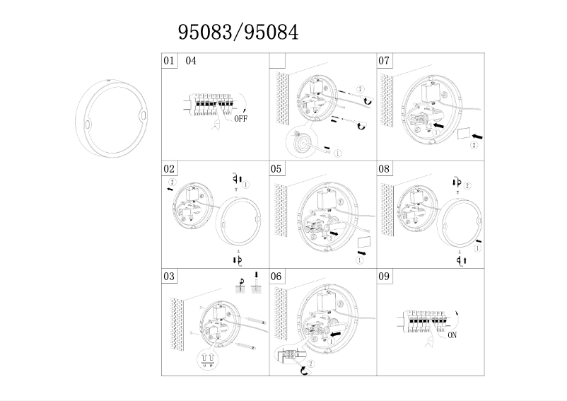 First page image of the manual for Alfena-R