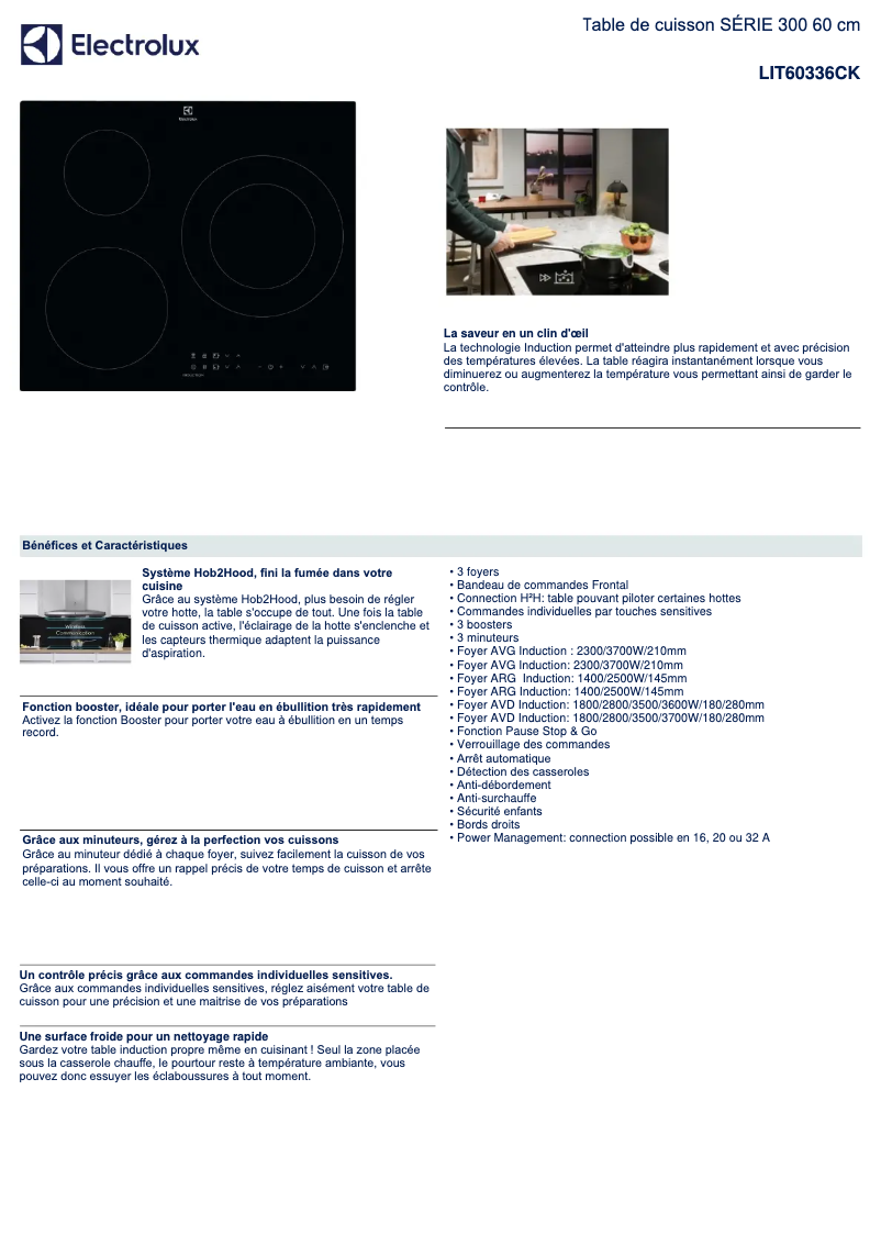 First page image of the manual for LIT60336CK