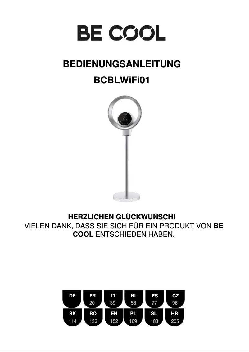 First page image of the manual for BCBFLWiFi01