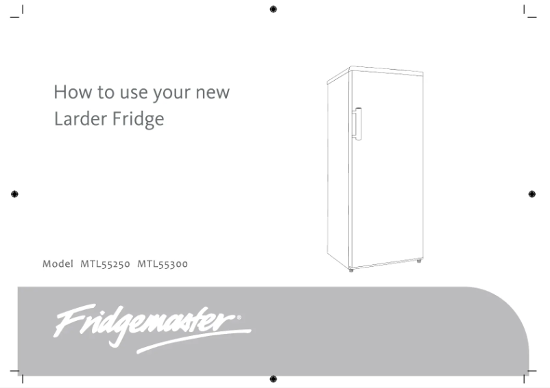 First page image of the manual for MTL55250