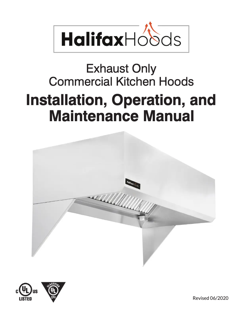 Page 1 of the manual User Manual Halifax LEXHP1448