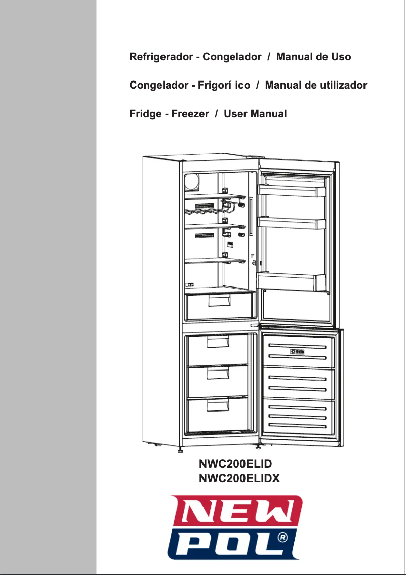 First page image of the manual for NWC200ELIDX