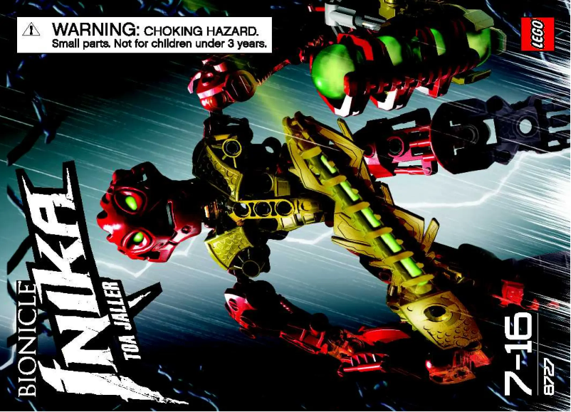 First page image of the manual for Bionicle 8727