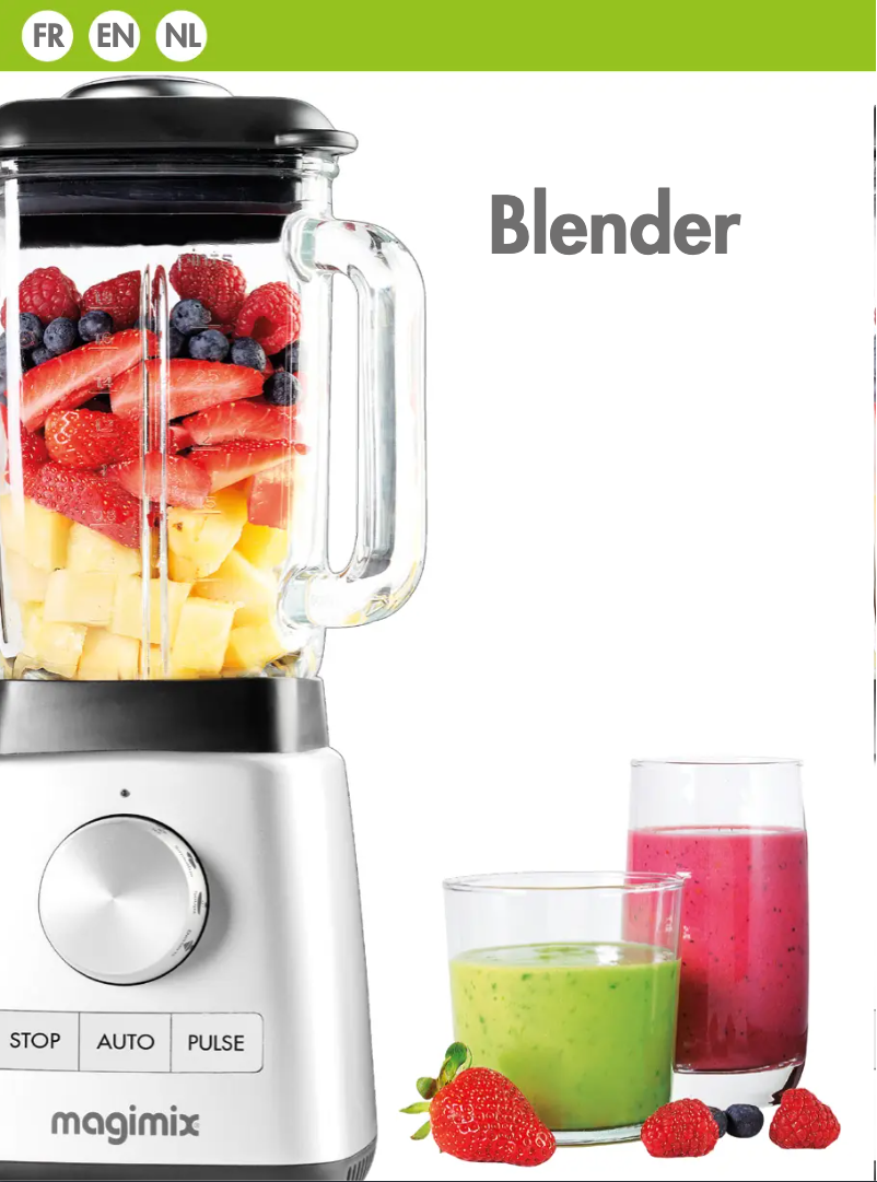 First page image of the manual for Power Blender 11630