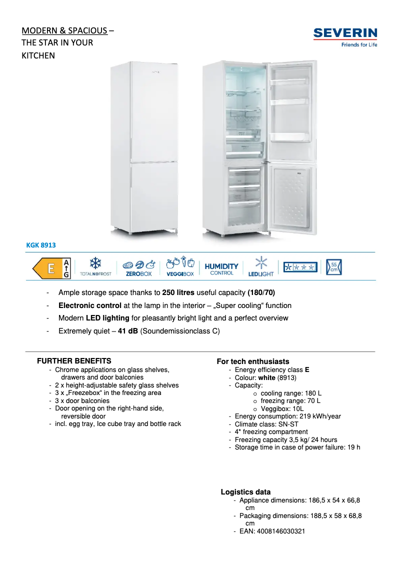 First page image of the manual for KGK 8913