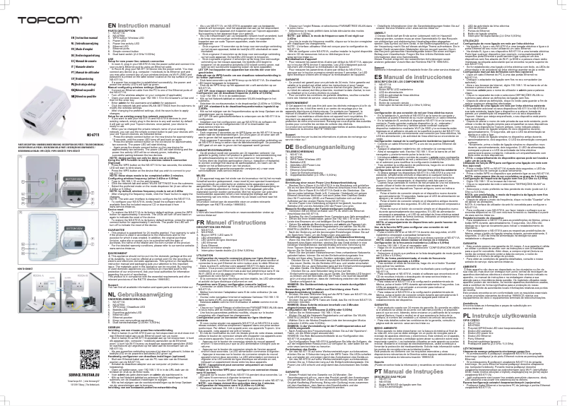 First page image of the manual for NS-6711