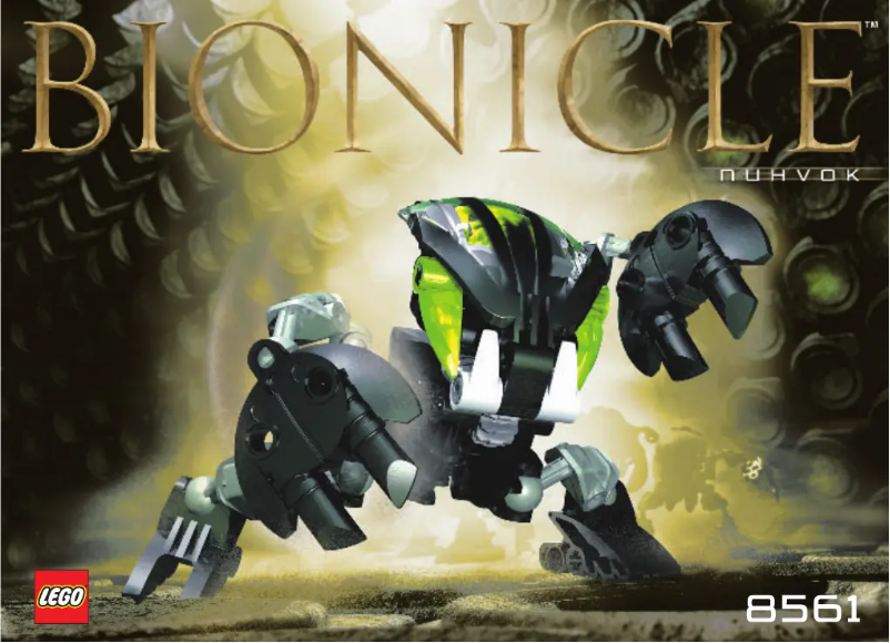 Page 1 of the manual User Manual Lego Bionicle 8561