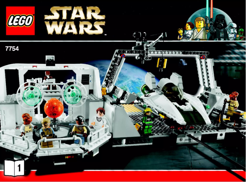 Page 1 of the manual User Manual Lego Star Wars 7754