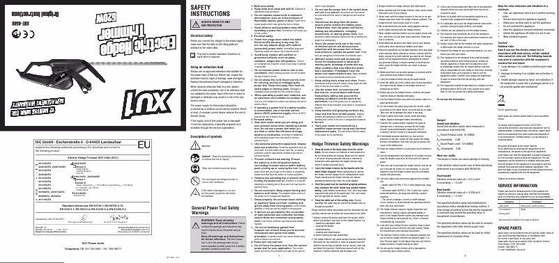 Page 1 of the manual User Manual XU1 XHT-450U