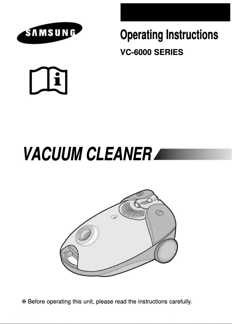 First page image of the manual for VC-6013