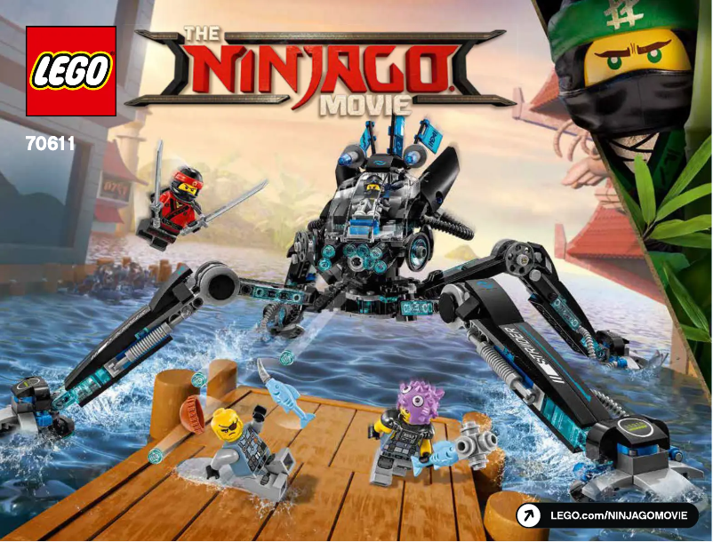 First page image of the manual for The Ninjago Movie 70611