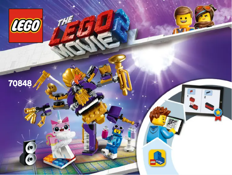 Page 1 of the manual User Manual Lego The Movie 2 70848