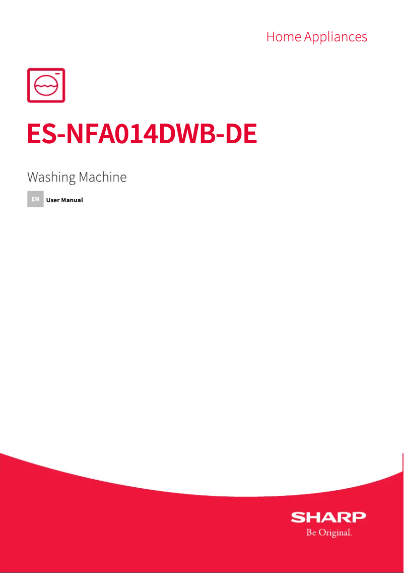 First page image of the manual for ES-NFA014DWB-DE