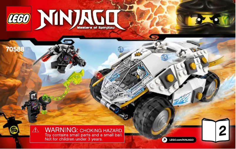 Page 1 of the manual User Manual Lego Ninjago 70588