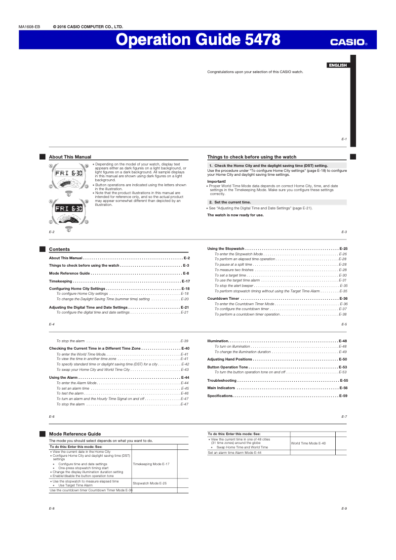 First page image of the manual for GA-500-1A4
