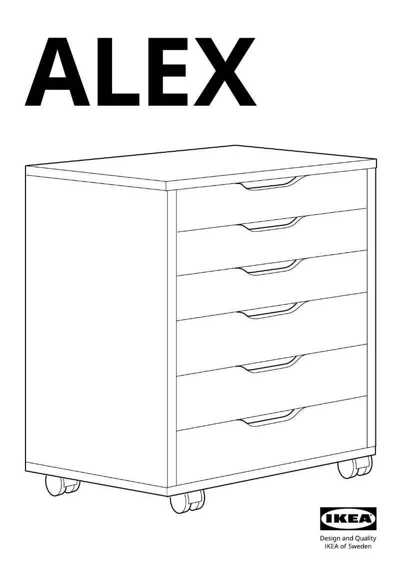 First page image of the manual for ALEX 504.834.49
