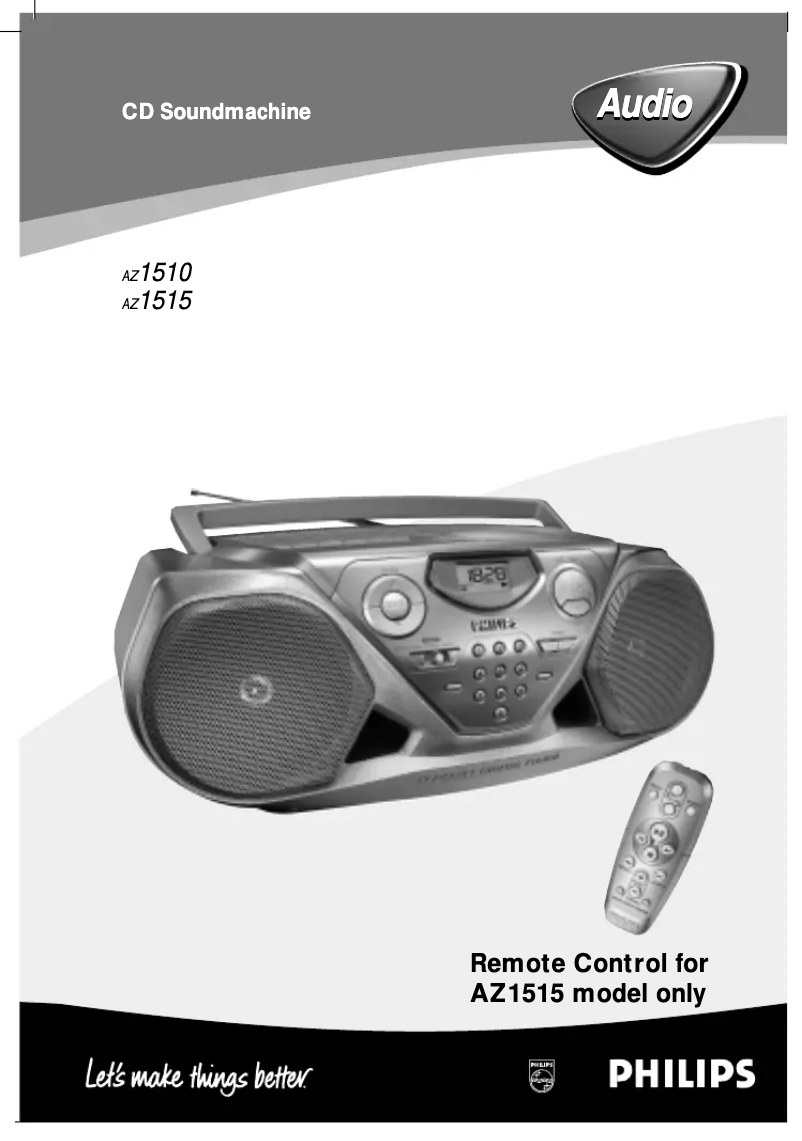 First page image of the manual for AZ1510