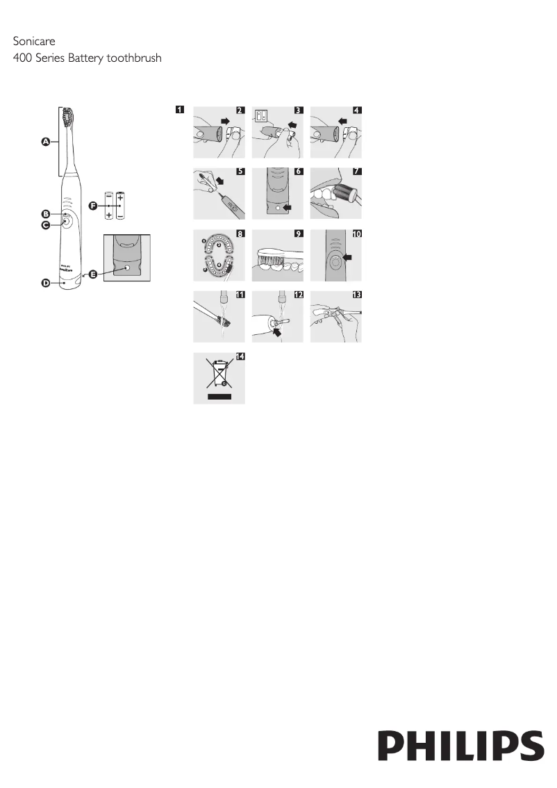 Page 1 of the manual User Manual Philips Sonicare HydroClean HX6411