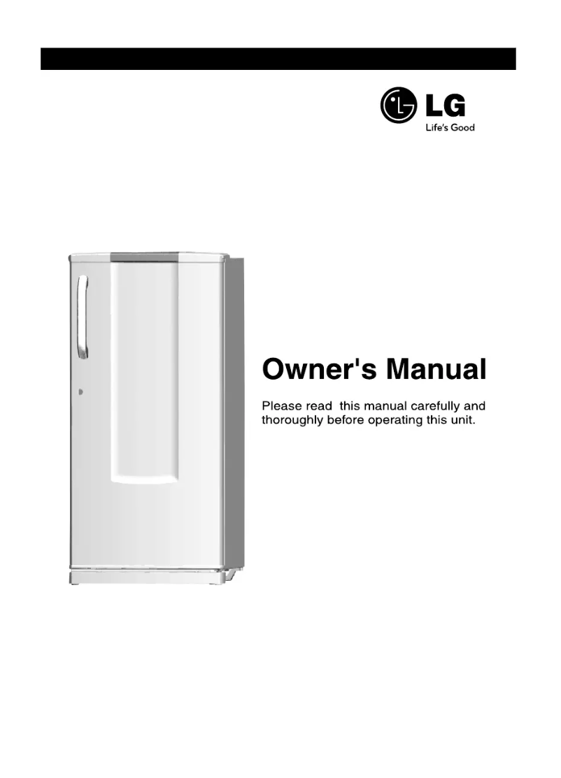 Page 1 of the manual User Manual LG GR-225NP