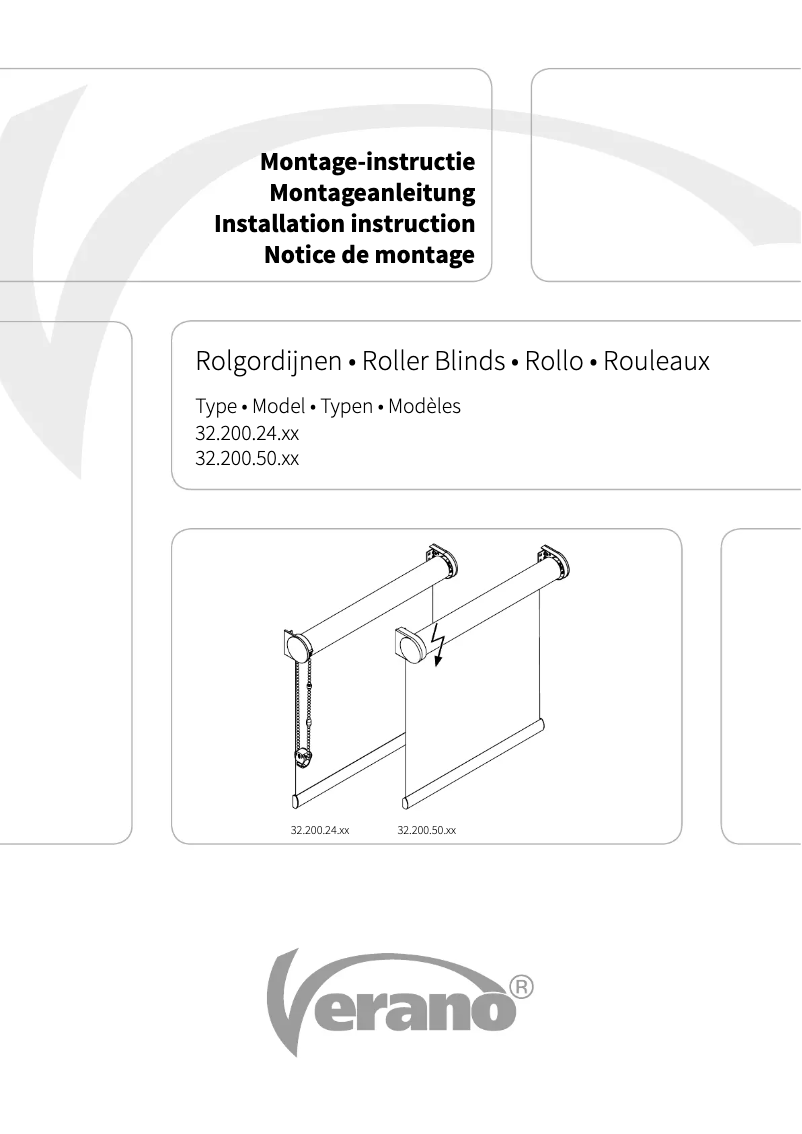 First page image of the manual for Standard 200