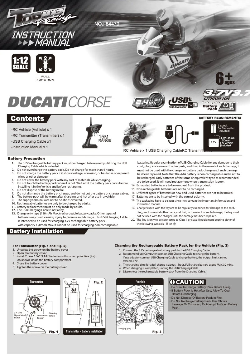 Page 1 of the manual User Manual Biltema 84-1478