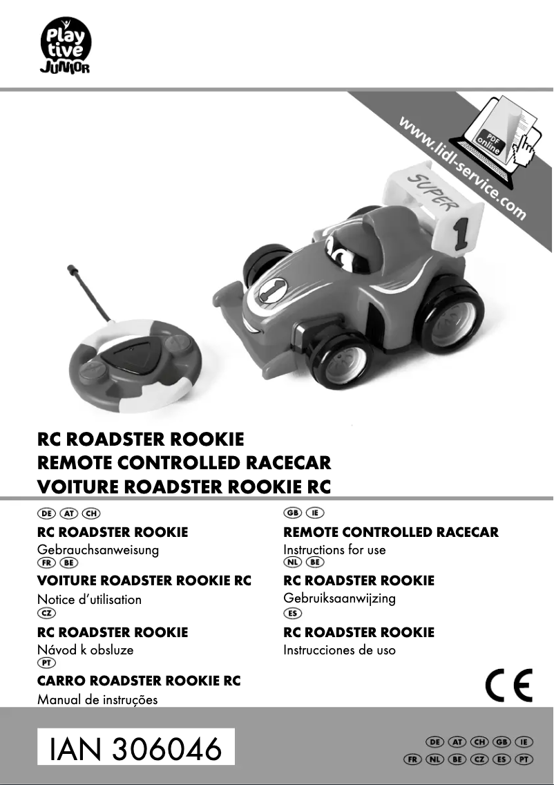 First page image of the manual for IAN 306046