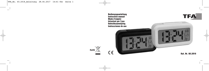 First page image of the manual for 60.2018.01