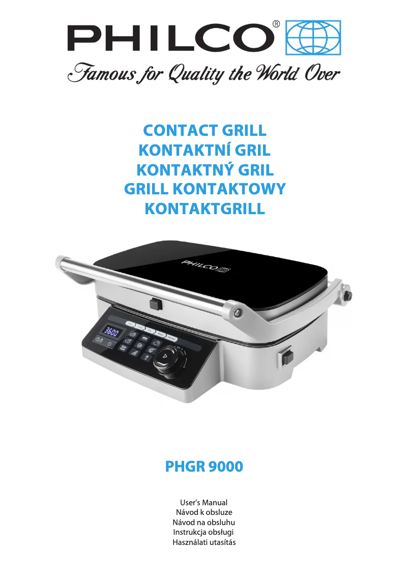 First page image of the manual for PHGR 9000