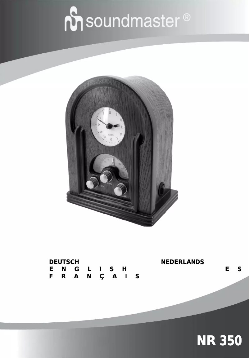 First page image of the manual for NR 350