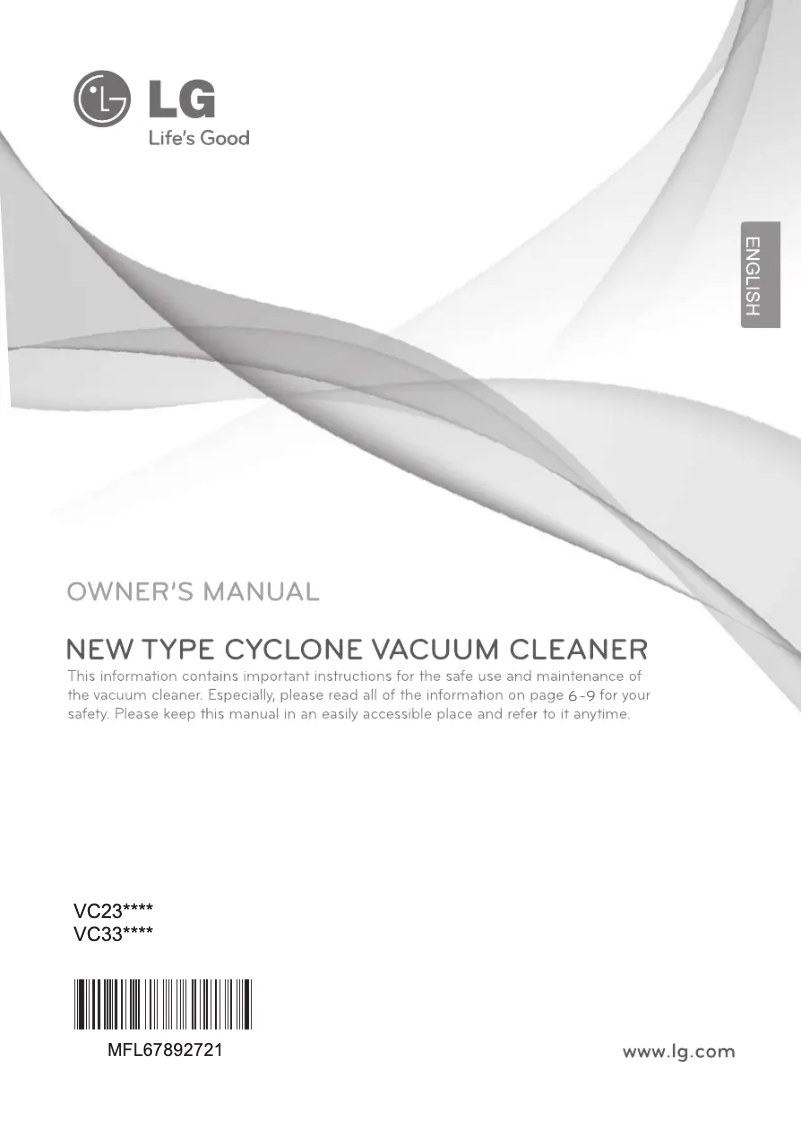 Page 1 of the manual User Manual LG VC3320NHTG