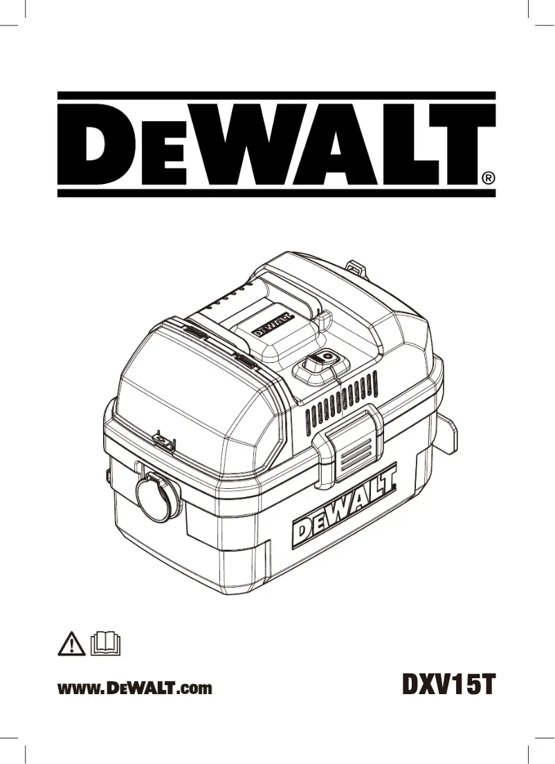 First page image of the manual for DXV15T