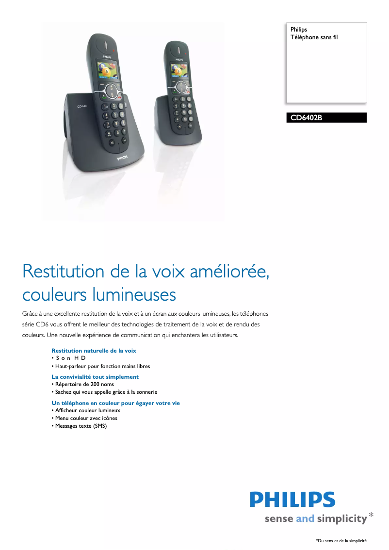 First page image of the manual for Dect 111