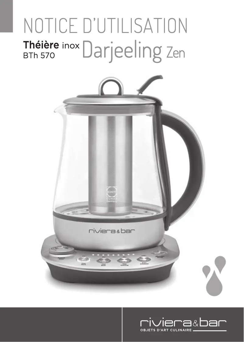 First page image of the manual for Darjeeling Zen BTH570