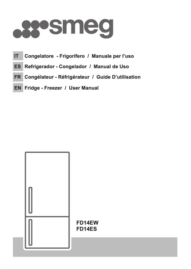 Page 1 of the manual User Manual Smeg FD14EW