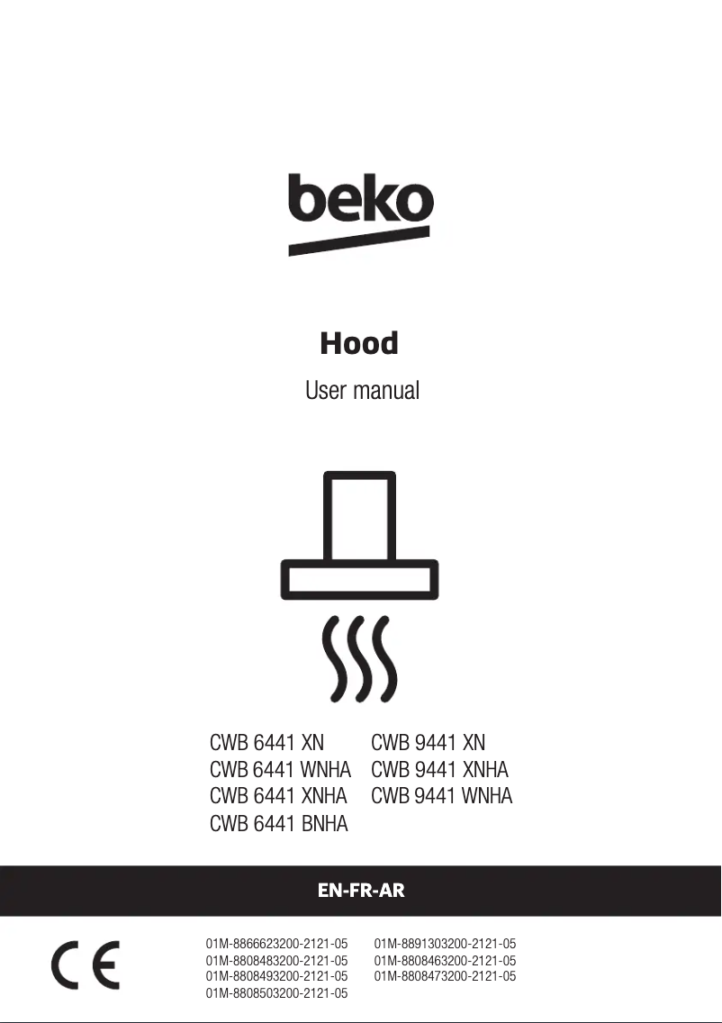 Page 1 of the manual User Manual Beko CWB 9441 WNHA