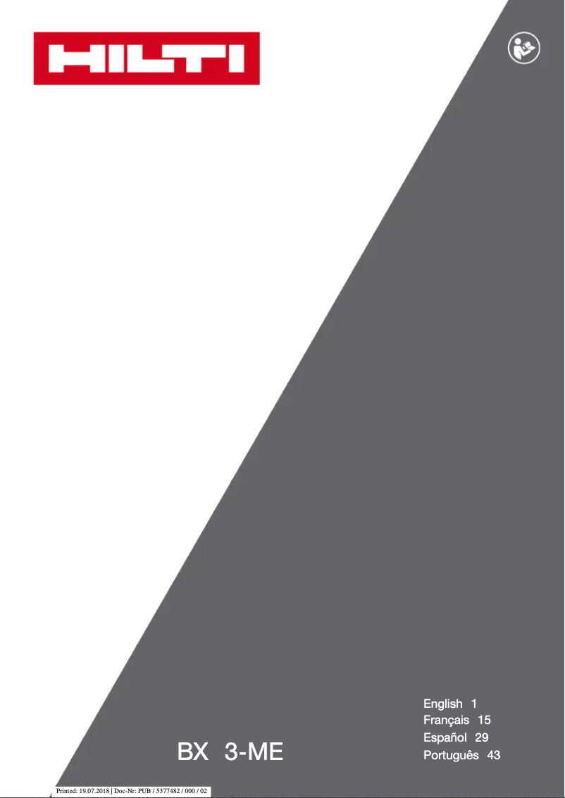 First page image of the manual for X-MW MX