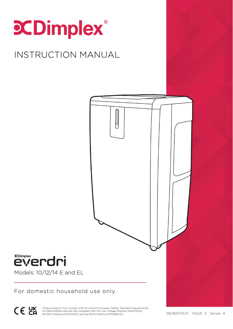 First page image of the manual for EverDri14EL