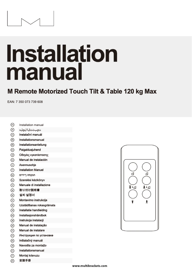 First page image of the manual for 9608