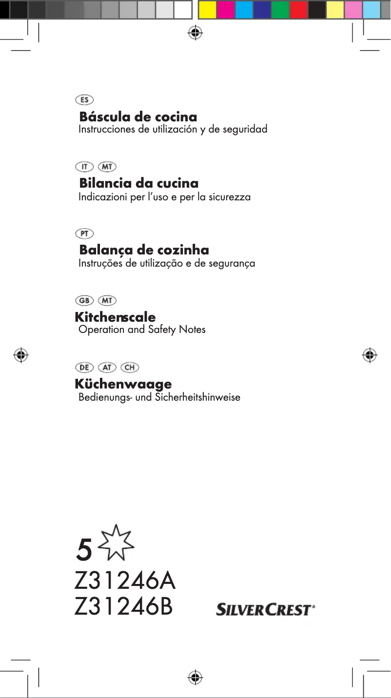 Page 1 of the manual User Manual SilverCrest IAN 74186