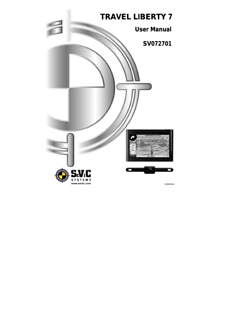Page 1 of the manual User Manual Sevic Travel Liberty 7